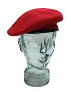 Red Army Beret UK Old Pattern Compton Webb Ltd 100% Wool Leather Trim 59cm