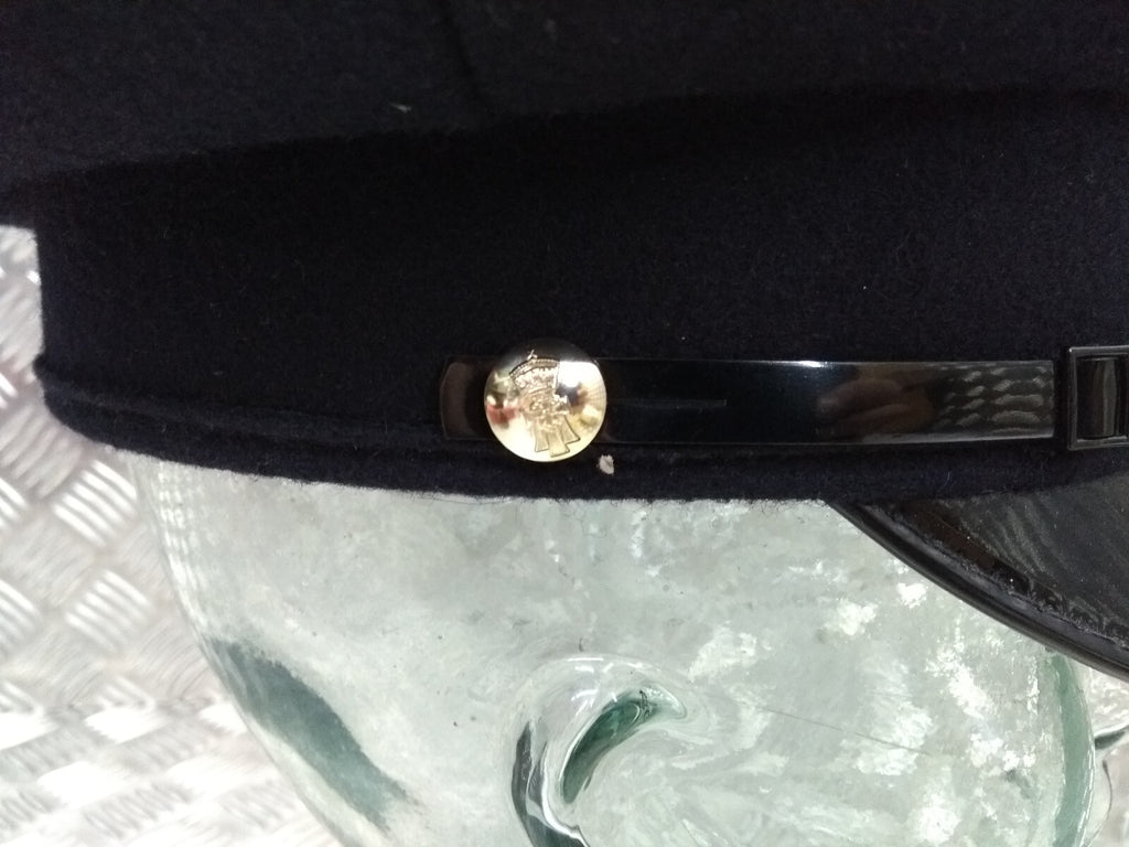 Yorkshire Regiment Dress Hat with Badge & Chinstrap, Genuine British Army