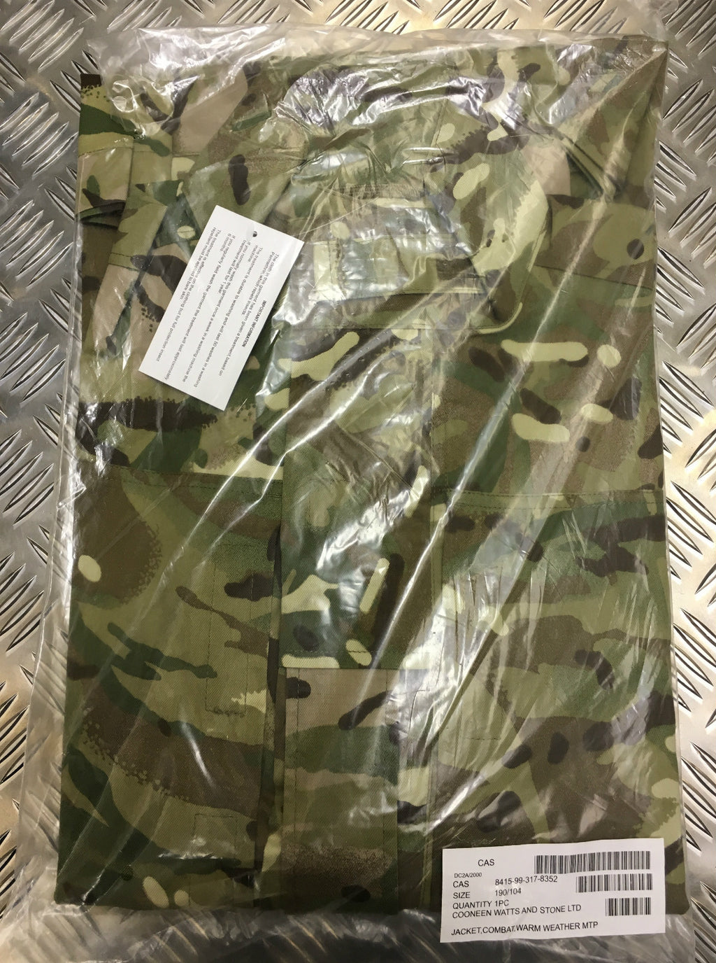 MTP Lightweight Jacket Warm Weather Army multi-Cam Camouflage Pattern - NEW