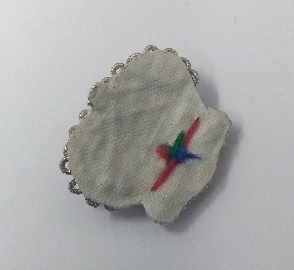 British Rank Crown Wire Braided Small Officers Issue Sew on Patch