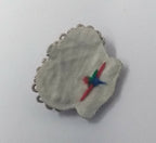 British Rank Crown Wire Braided Small Officers Issue Sew on Patch