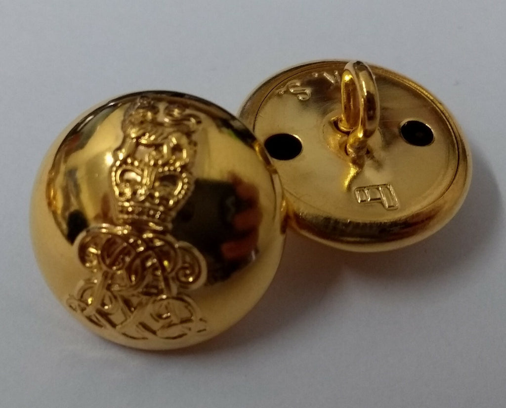 Genuine British Army The Life Guards Regiment Officers Dress Buttons 30L x25