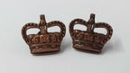 Shoulder Crowns Bronze 3/8" Subdued OFCs Crown 1 Pair NEW old Stock