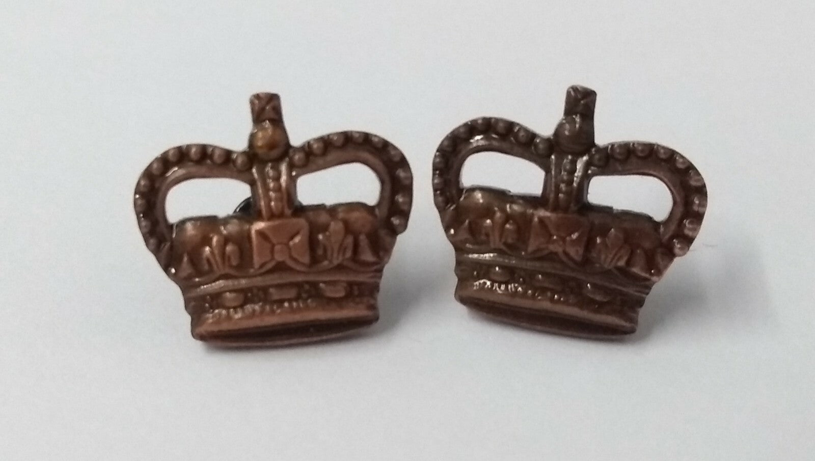 Shoulder Crowns Bronze 3/8" Subdued OFCs Crown 1 Pair NEW old Stock