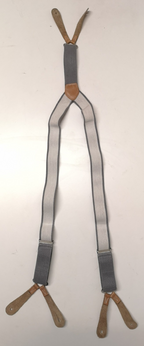 Genuine British Army / RAF Royal Air Force Braces with Leather Buckles XL Adjustable