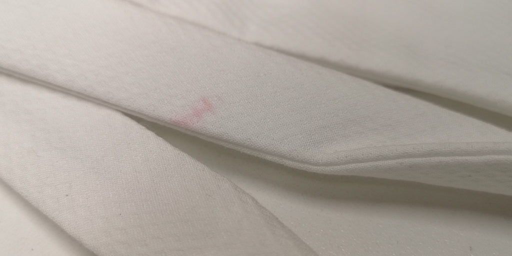 Plain White Cotton Marcella Batswing Bow Tie by Budd Shirtmakers London