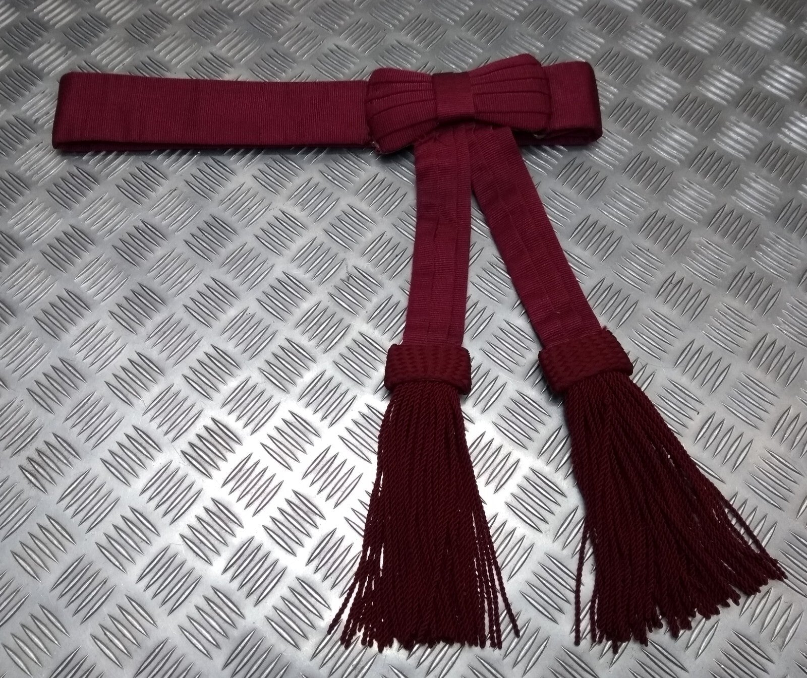 Crimson Waist Sash British Foot Issue For Ceremonies & Parade