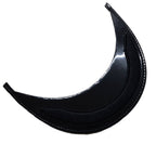 Passing Out Peak British Black Bar Visor for Dress Hat / Cap NEW