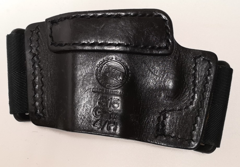 PWL 315 Black Leather Ambidextrous Covert / Hip Holster Sleeve for G17