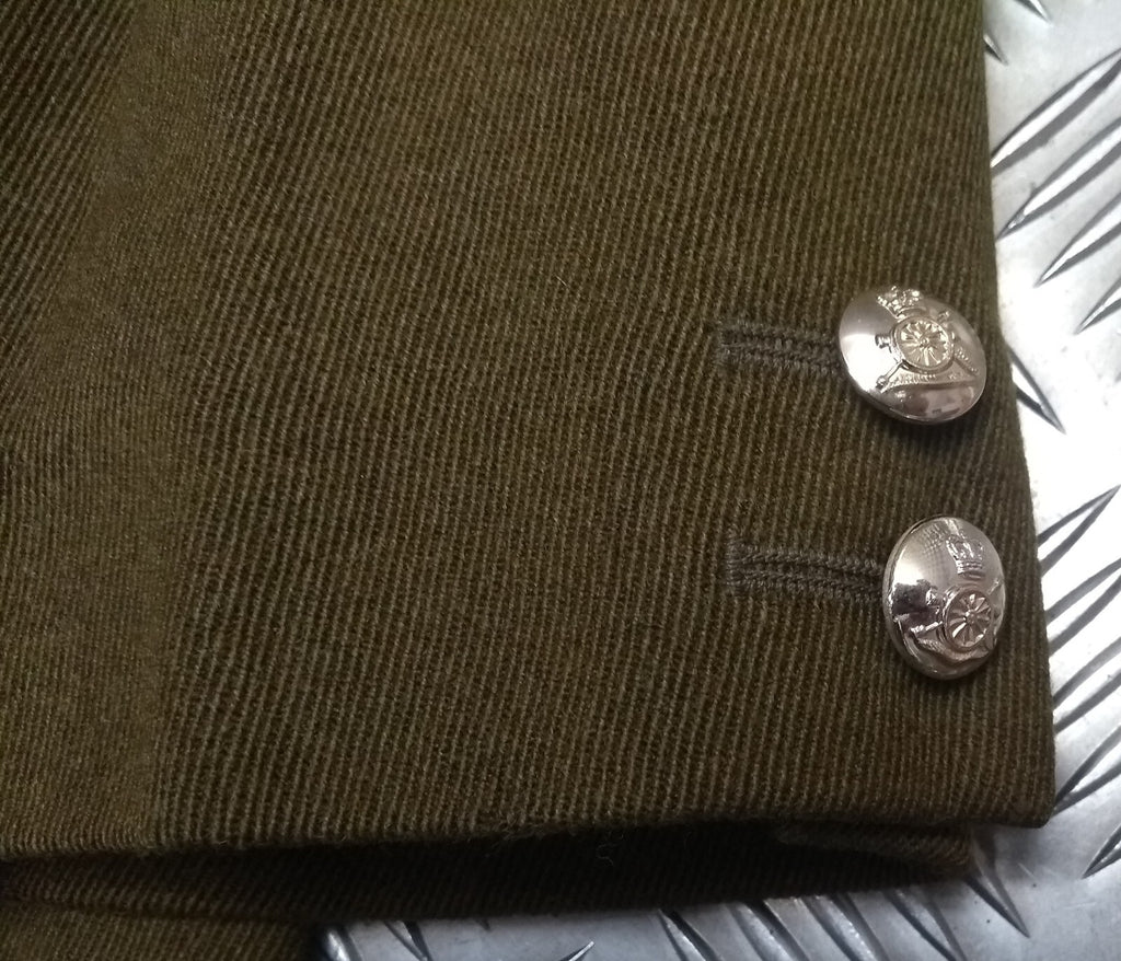 British Army Vintage No2 RA Jacket Dress Tunic Royal Buttons Fancy Dress