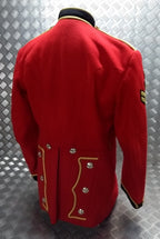 British Army Red Tunic Bandsman's R.SIGS Band With Badges Good Size