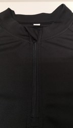 Black Self Wicking Activewear Top Short Sleeve