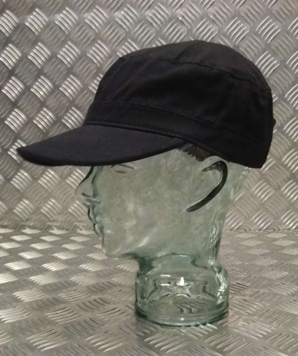 100% Cotton Military Type Stealth Special Ops Crap / Patrol Hat / Cap Black NEW