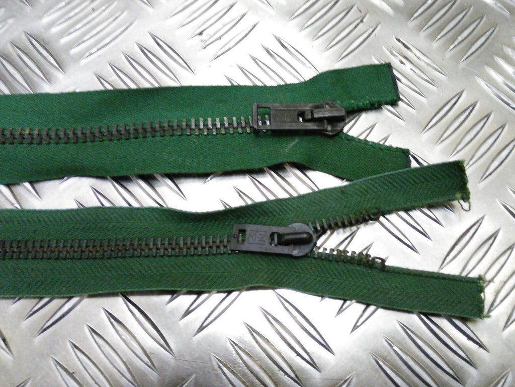 Vintage British Metal Zip Zipper NZ or CLIX Open or Closed End