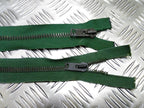 Vintage British Metal Zip Zipper NZ or CLIX Open or Closed End