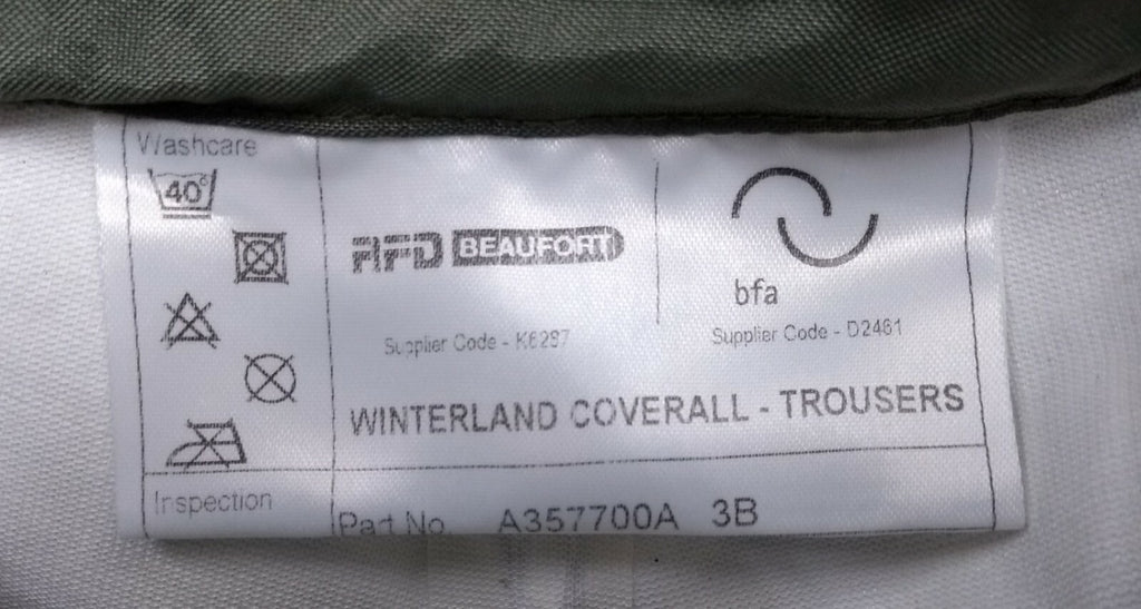 RAF RFD Beaufort Trousers Waterproof Breathable MVP Royal Air Force Aircrew Size W32"