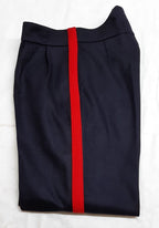 No1 Army Trousers British All Ranks Blues Red Stripe Dress Uniform W33" L29"