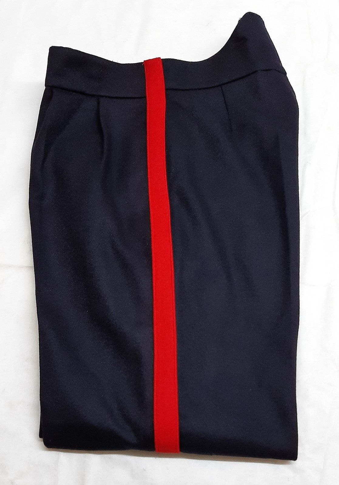No1 Army Trousers British All Ranks Blues Red Stripe Dress Uniform W33" L29"