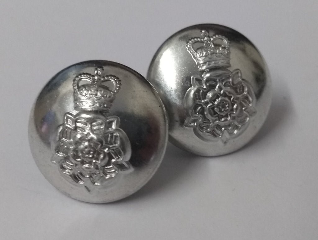 Intelligence Corps Buttons Service Dress Silver Subdued No1 / No2 Issue - NEW
