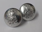 Intelligence Corps Buttons Service Dress Silver Subdued No1 / No2 Issue - NEW
