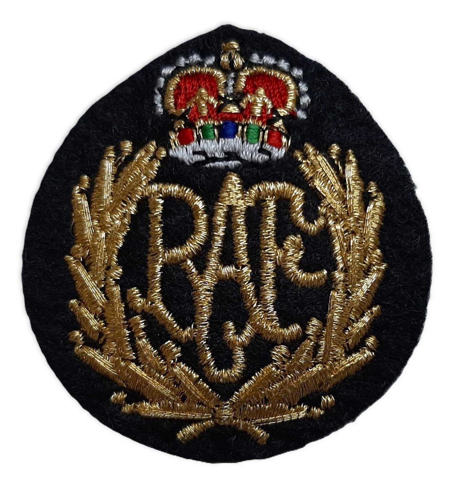 Cap Badge OA RAF Royal Air Force (Other Airman) Embroidered Hat Patch Badge