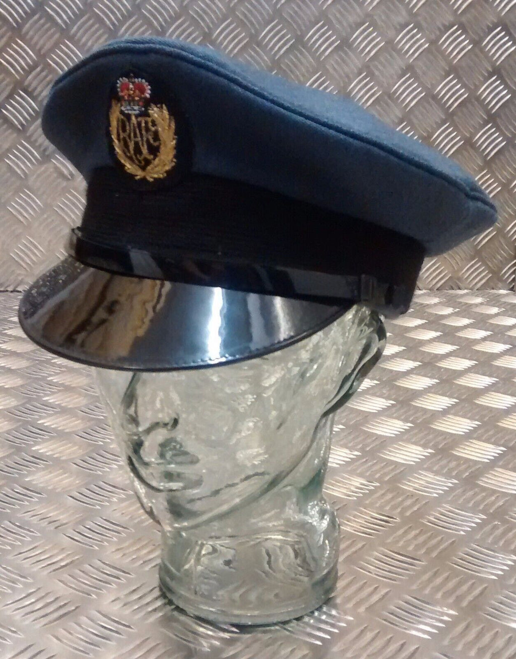 Black Knitted Worsted Dress Hat / Cap Band WRNS RN WRAF RAF Royal Air Force Fits All Sizes - NEW