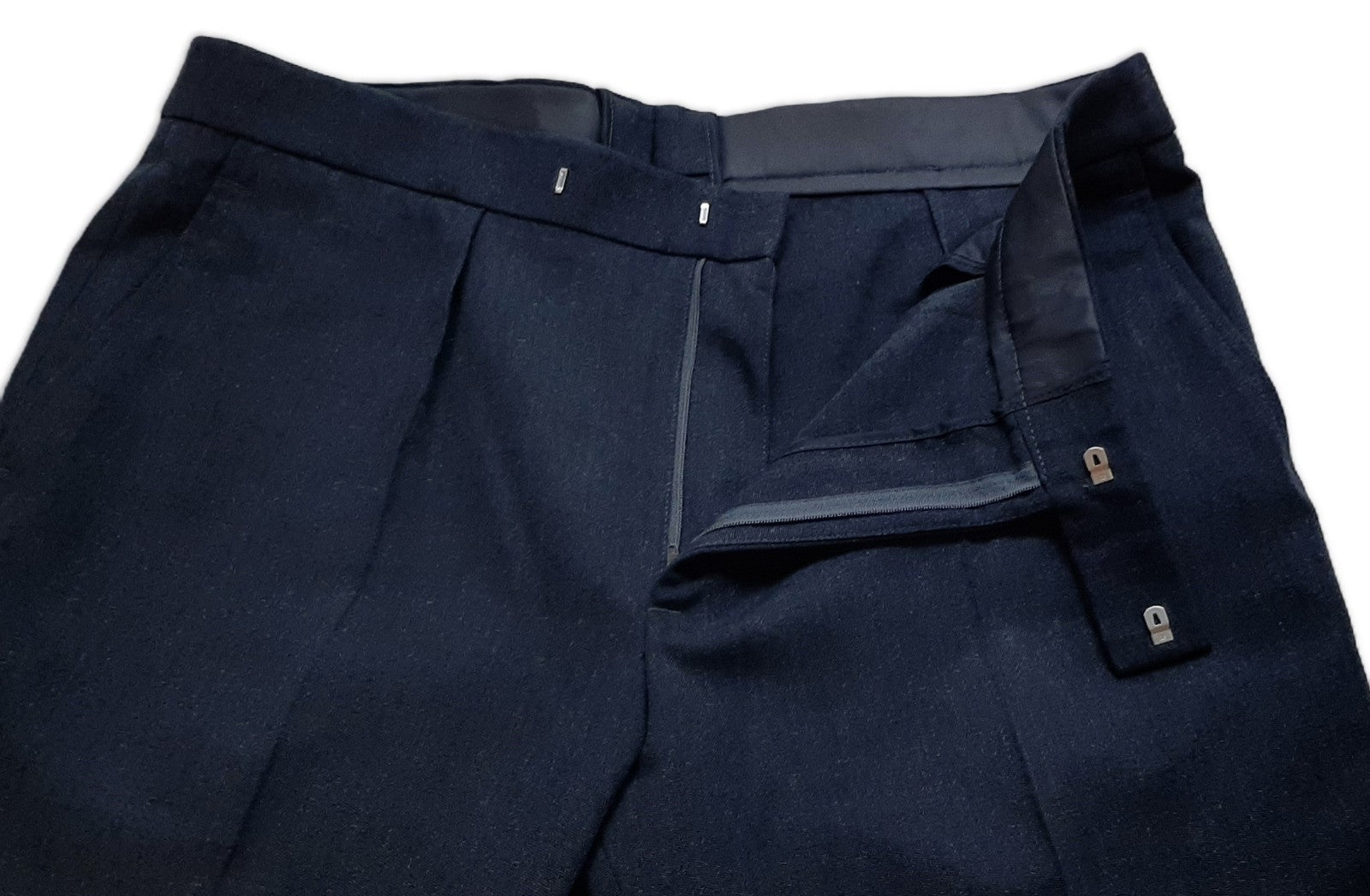 Vintage Trousers RAF Royal Air Force Dress Old Pattern Air Force Blue Grey Colour Waist 42"