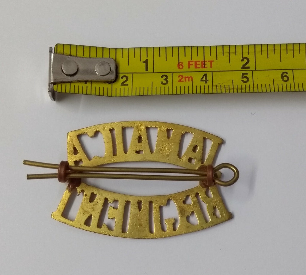 Vintage Jamaica Titles Shoulder Badge 1 Pair UK Made - NEW