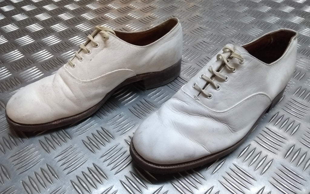 Naval White Shoe British Navy Tropical Officers Dress Uniform By Sanders UK 8