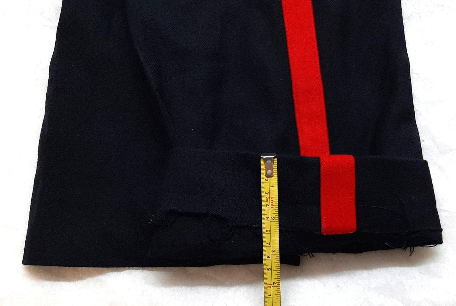 No1 Dress Trousers British Army Blues Pattern Other Ranks 1" Red Stripes W32"
