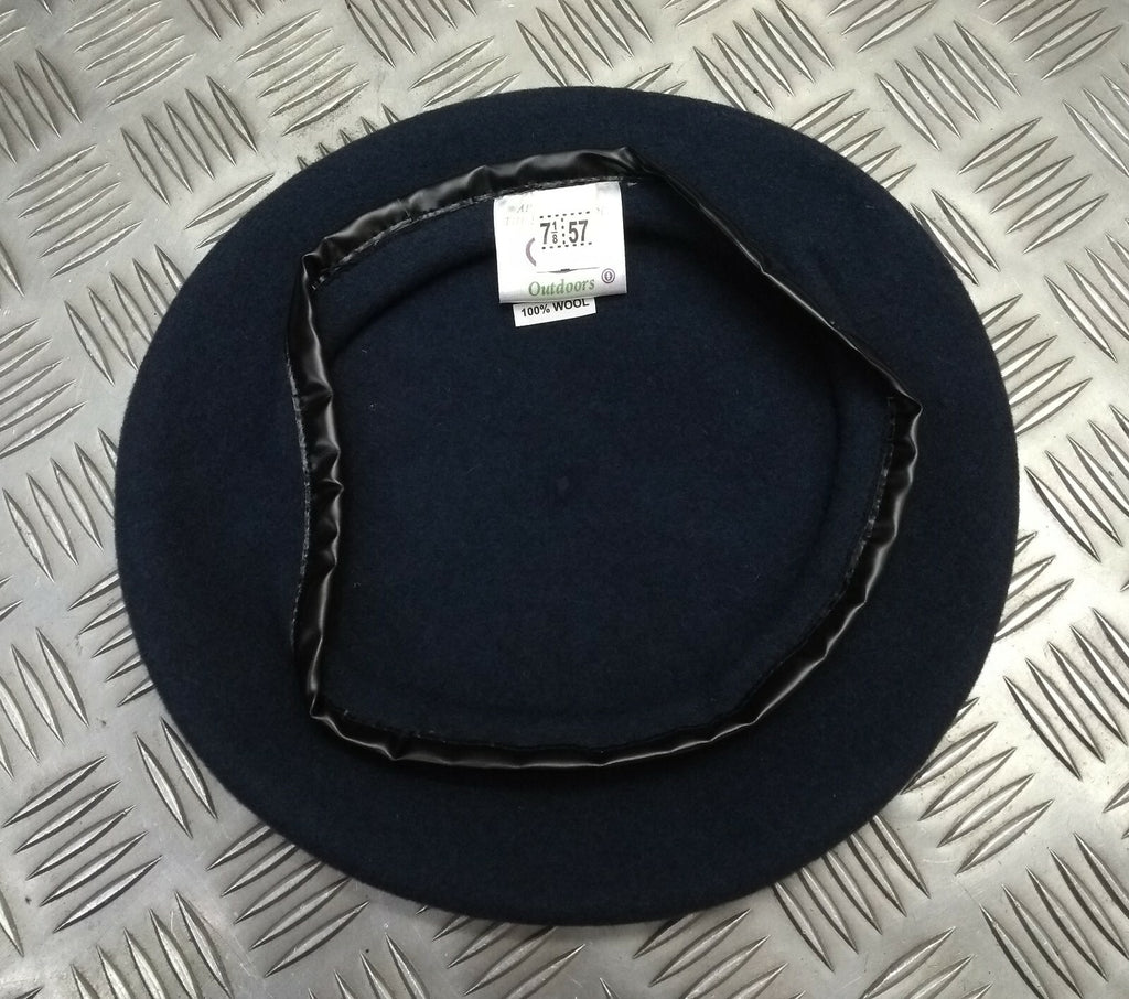 Airforce Blue Beret 100% Wool Taped Rim Scouts & Various Organizations 58cm