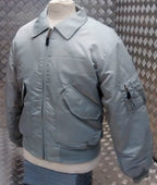 MA2 CWU US Military Style Bomber Jacket Silver/Grey - NEW