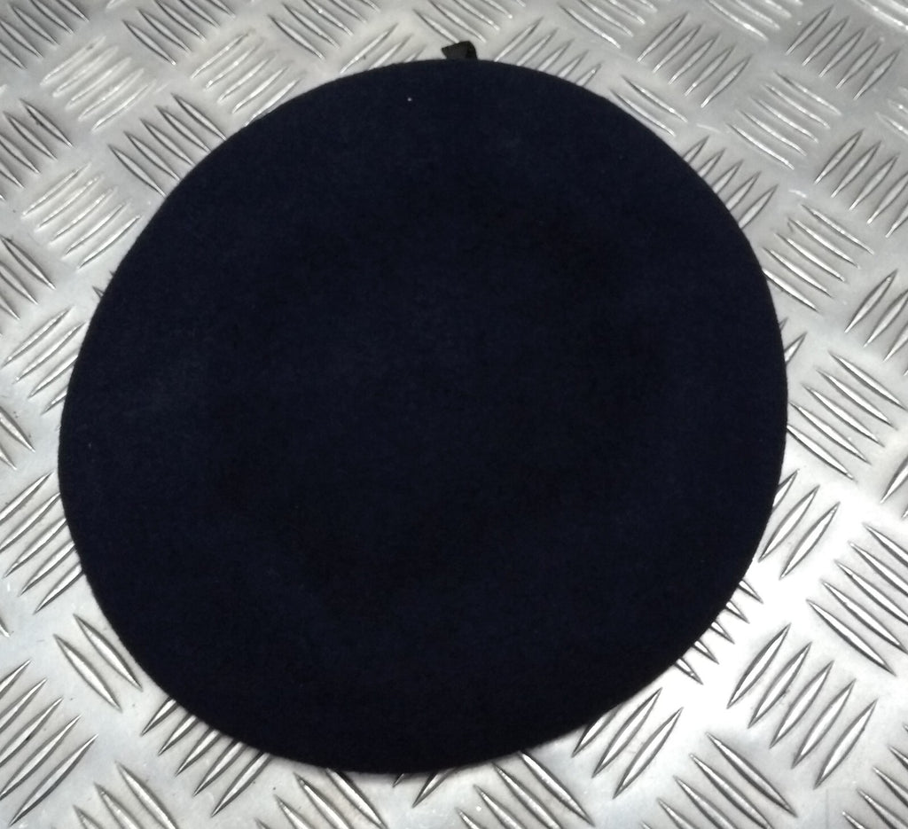 Navy Blue Beret Wool Genuine Hobson London Manufactures Sample 6 1/2