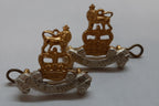 RAPC Collar Badges Army Pay Corps Old Pattern Collar Dogs and Split Pins