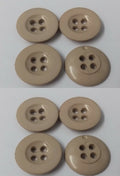 Genuine British Army Issue 4 Hole Standard Service Fawn Buttons X8 ASBT240