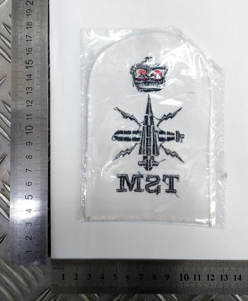 Royal Navy Submarine Tactical TSM Petty Offc. Qualification Patch Blue on White