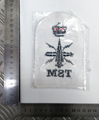 Royal Navy Submarine Tactical TSM Petty Offc. Qualification Patch Blue on White