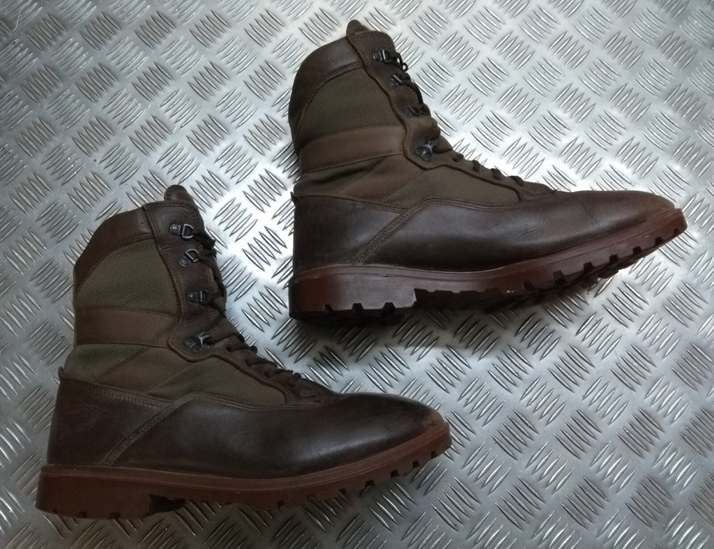 Army Patrol Boots Brown British Soldier Warm Weather Lightweight Footwear UK14M