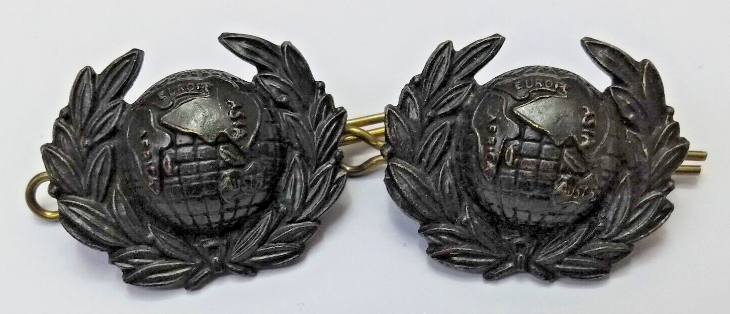 RM Collar Dogs Royal Marines No5 Globe Badges