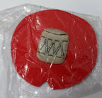 Genuine British Braided Drummer Drum Major Badge on Scarlet