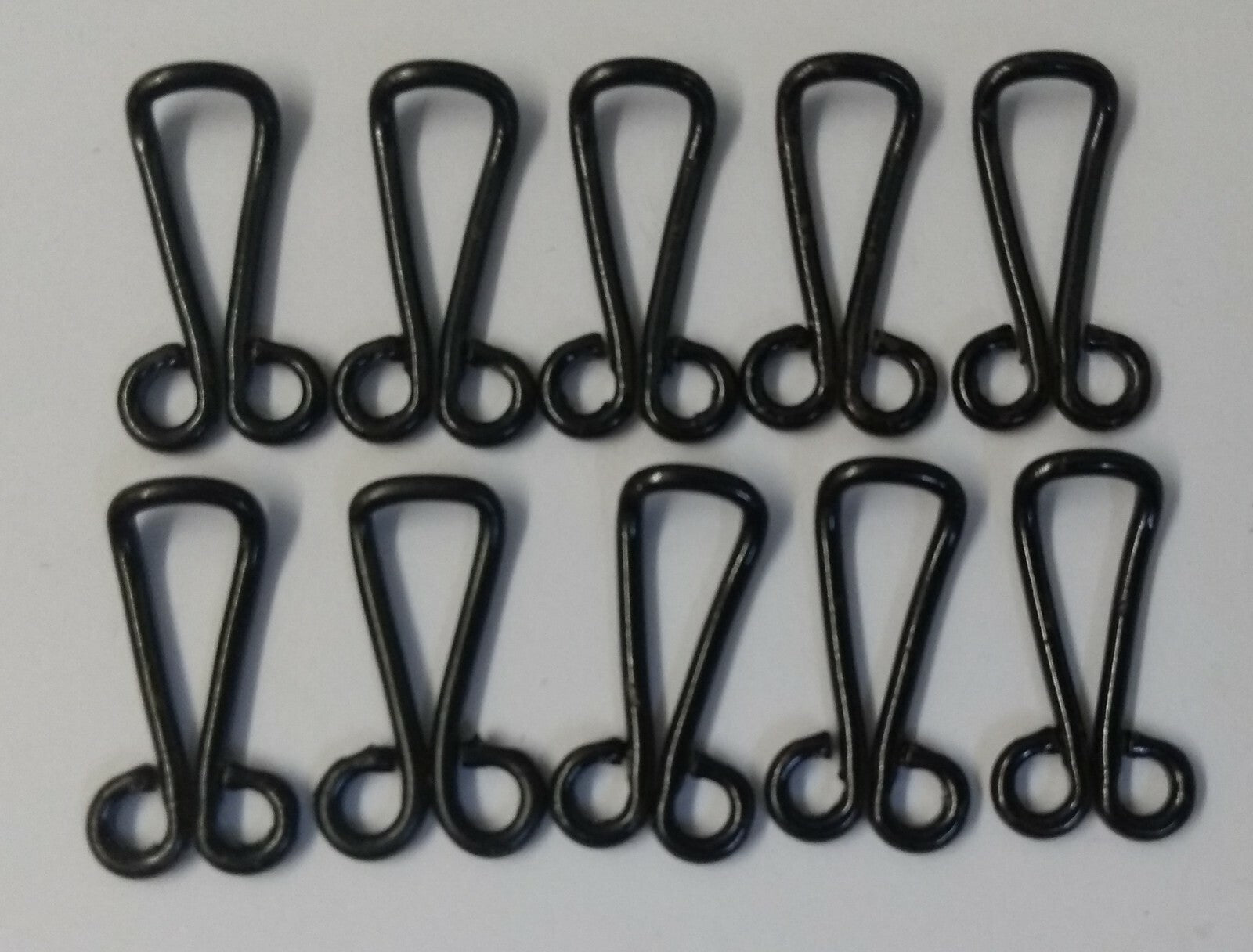 Snipe Hook Eyes British Issue For Aiguillette / Pipe Cord x 10 STD260