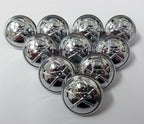 Genuine British Made Service Uniform Dress Buttons X 10 NEW ASBT228