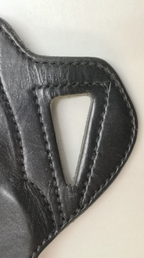 Ruger Speed Six S/6 Black Leather Pancake Belt Holster Right Hand