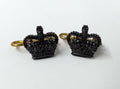 Genuine British Standard Dress Issue Small 1/2" Queens Crowns X2 GIM98