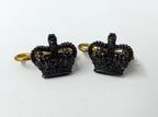 Genuine British Standard Dress Issue Small 1/2" Queens Crowns X2 GIM98