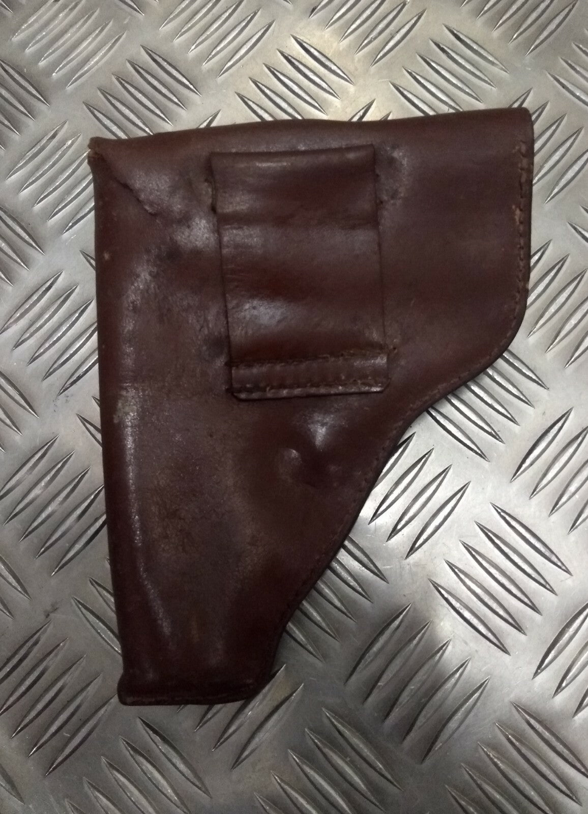 Genuine Vintage Eastern Bloc Tan Leather Unknow Pistol Holster
