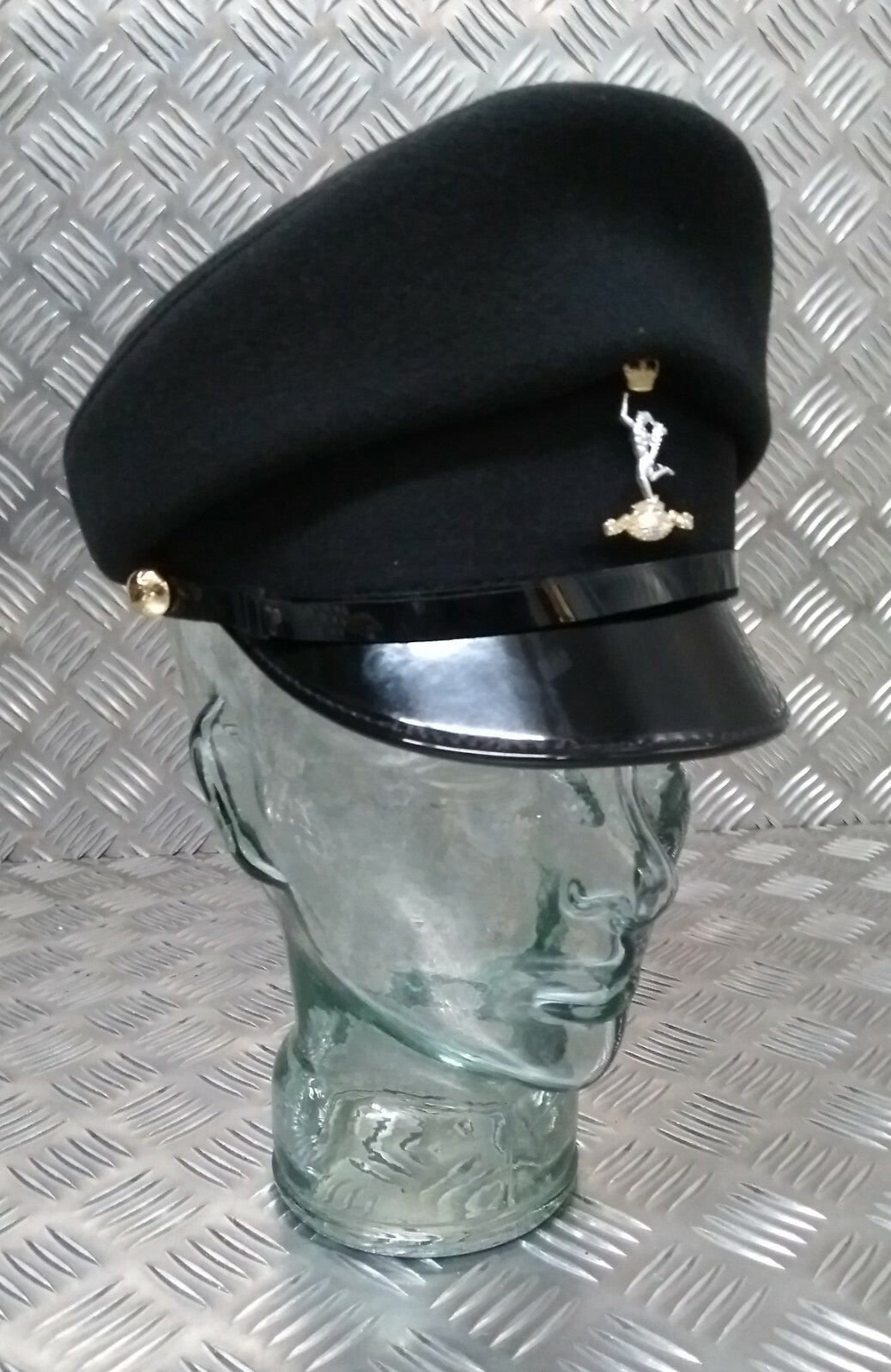 British Army Cap Royal Corp of Signals No1 Dress Hat Complete With Badge 54cm
