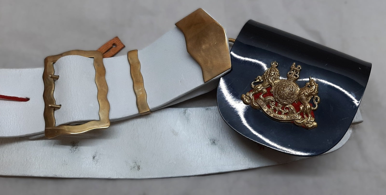 HCav Cross Strap & Ammo Pouch British Household Cavalry With Badge