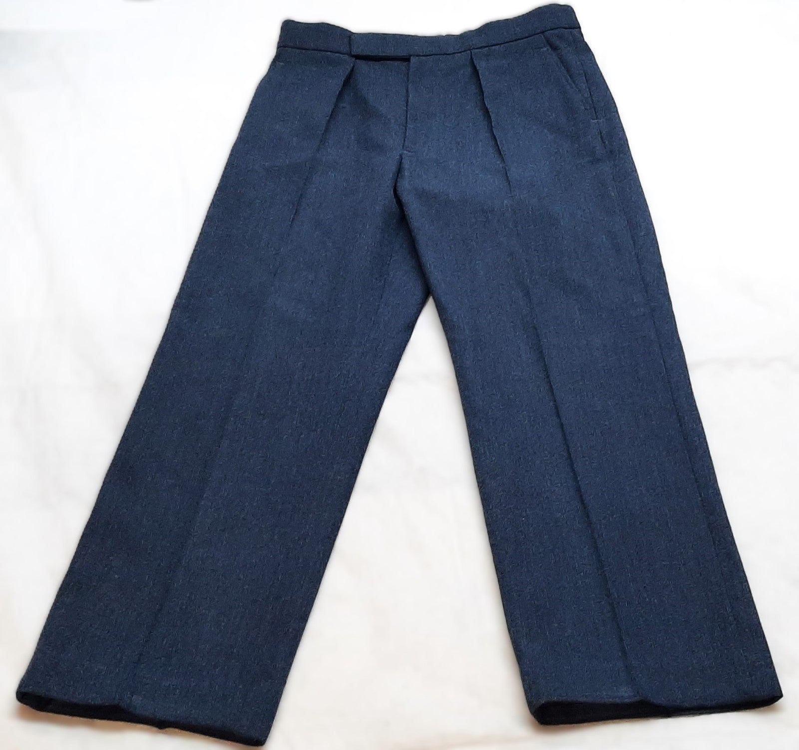 RAF Royal Air Force Trousers Mens Old Pattern Blue - Grey Dress Waist 33"