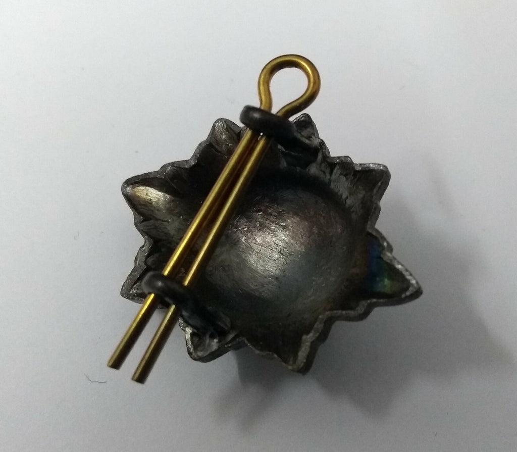 Genuine Vintage British Army Footguards Bronzed Rank Star High Domed - NEW